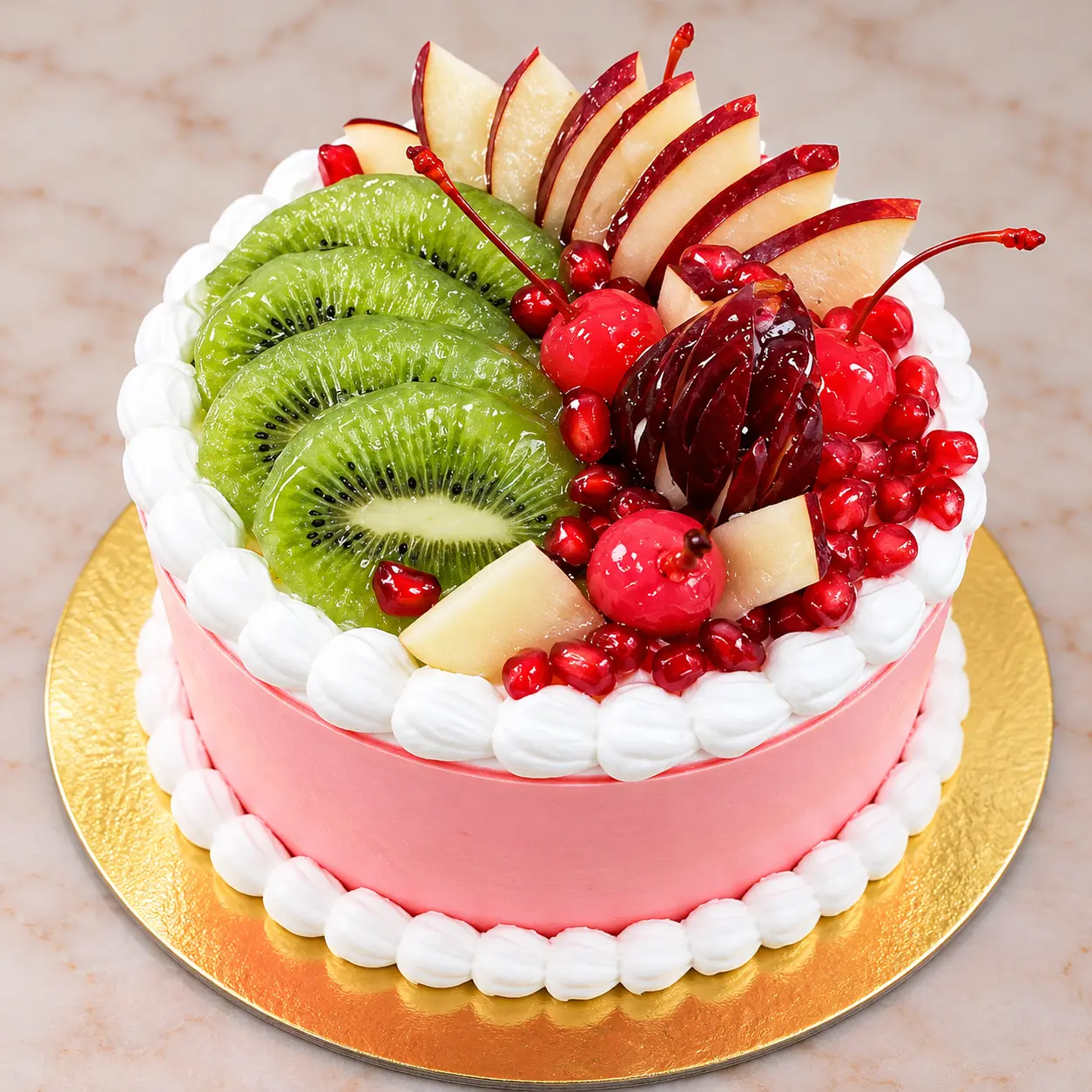 Fresh Fruit — 100% eggless cake at Cakes & Bakes Haldwani